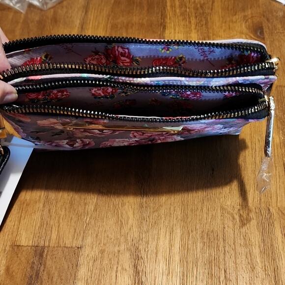 Betsy Johnson Floral Talli Wristlet Pouch - Picture 4 of 8